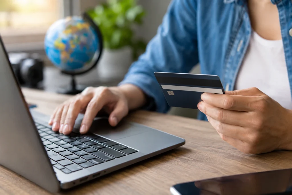 Como fazer uma compra internacional no débito