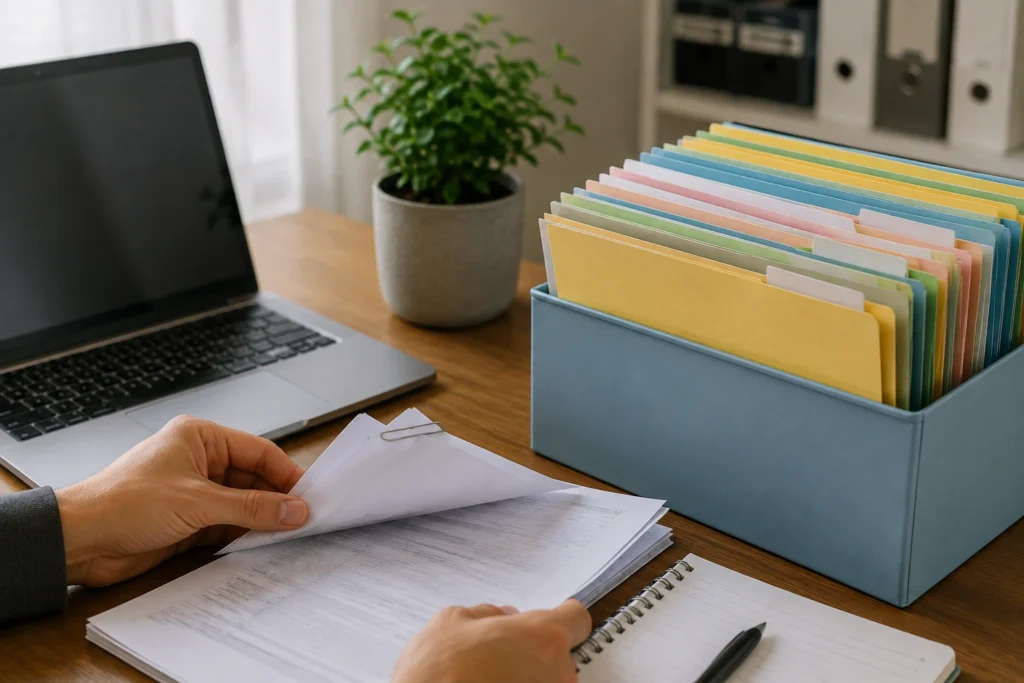 Como guardar protocolos de atendimento com organização