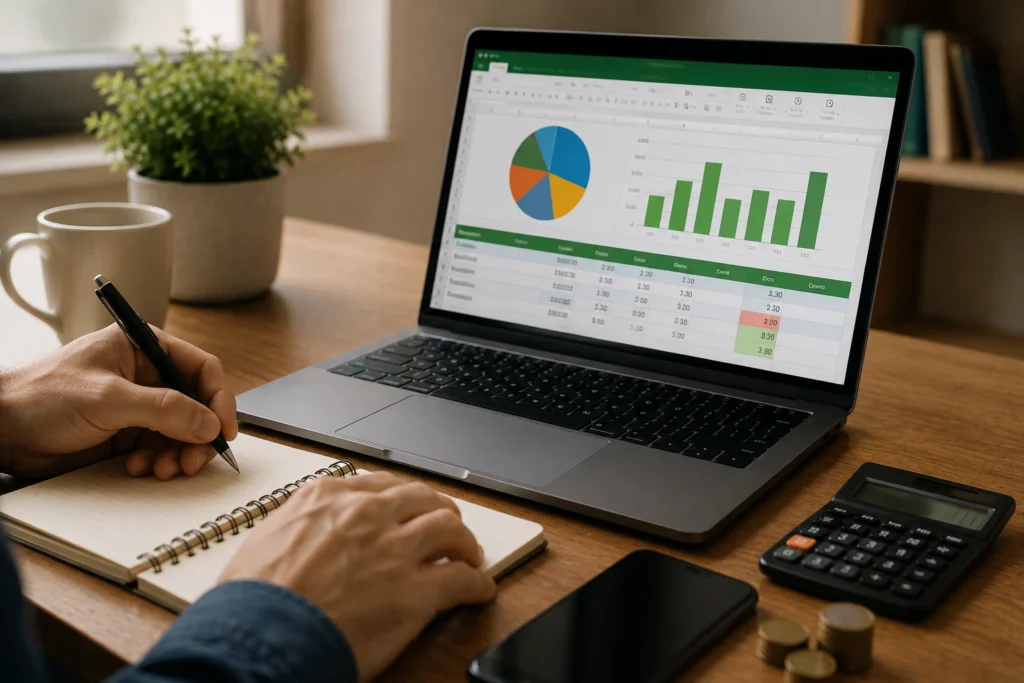 Como montar uma planilha simples para acompanhar investimentos sem prever o mercado