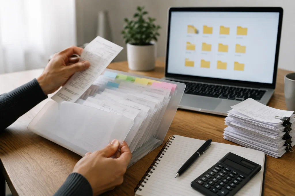 Como organizar comprovantes de benefícios recebidos ao longo do ano