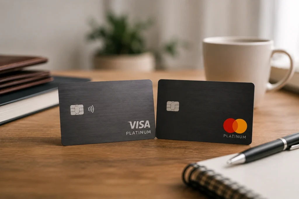 Diferença entre cartão Visa Platinum e Mastercard Platinum