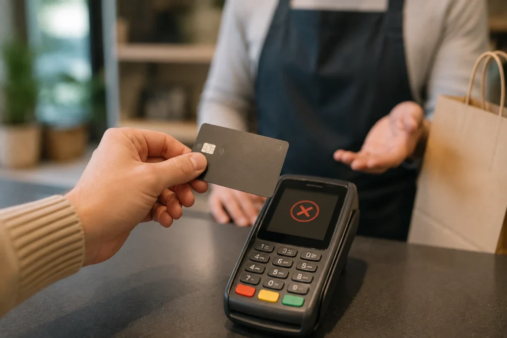 Por que uma compra pode ser recusada mesmo com limite disponível