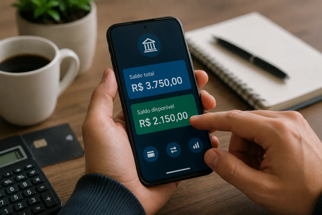 Saldo disponível e saldo total: entenda a diferença